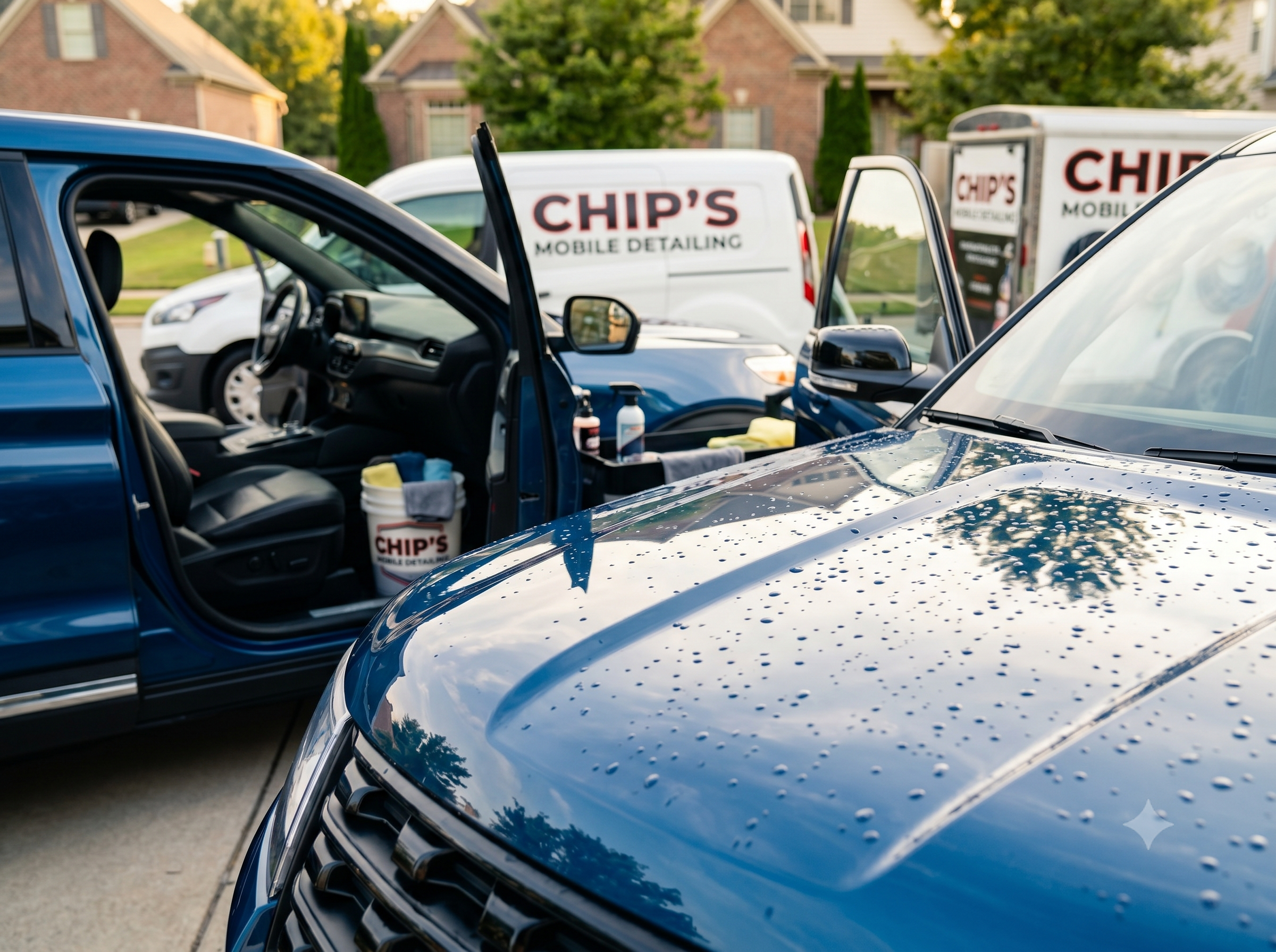 Full interior and exterior detail service in Holly Springs NC
