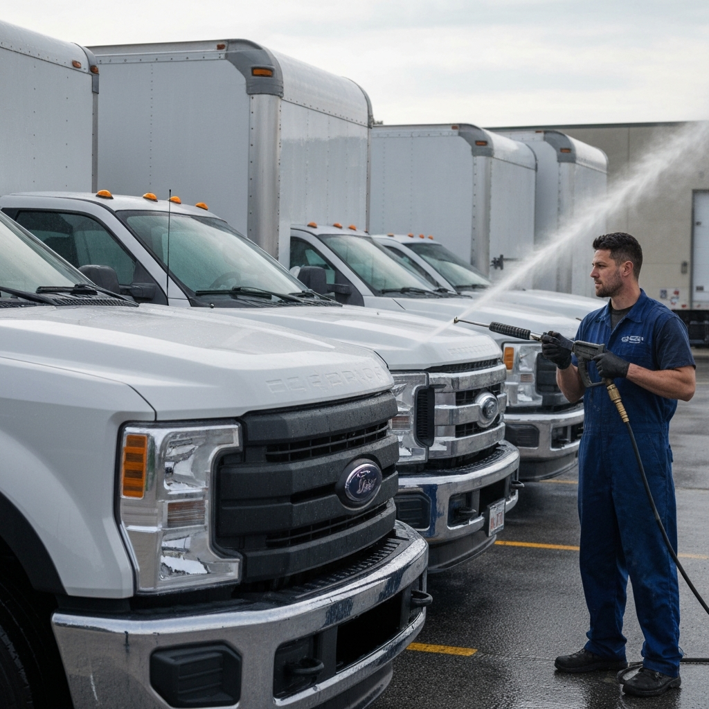 commercial truck wash mobile service cary nc