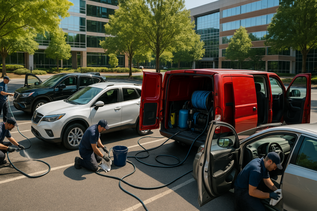b2b mobile auto detailing cary nc