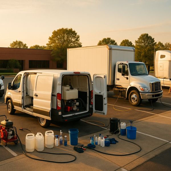 commercial vehicle mobile detailing wake county