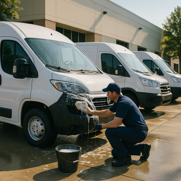 commercial van washing service morrisville